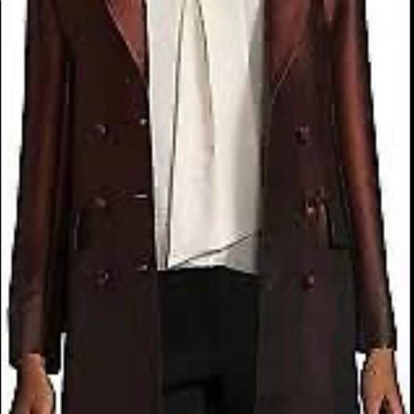 NEW MaxMara Women's Coat Sz 10 Bordeaux - Picture 3 of 7